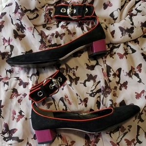 Authentic Gucci kitten heels with ankle strap 37